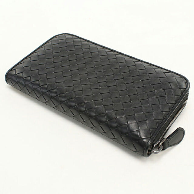 中古 ボッテガ・ヴェネタ 長財布ラウンドファスナー メンズ BOTTEGA VENETA イントレチャート ジップアラウンドウォレット レザー 275064 USDBO114799011