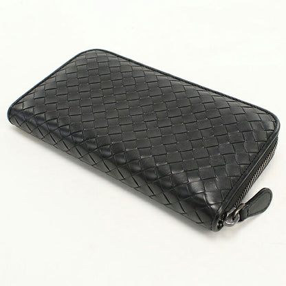 中古 ボッテガ・ヴェネタ 長財布ラウンドファスナー メンズ BOTTEGA VENETA イントレチャート ジップアラウンドウォレット レザー 275064 USDBO114799011