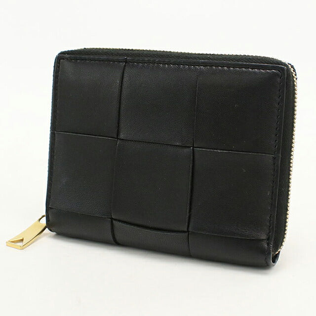 Used Bottega Veneta Bifold Wallet Bifold Wallet Compact Unisex BOTTEGA VENETA Cassette Zip Around Wallet 750252 USDBO114937011