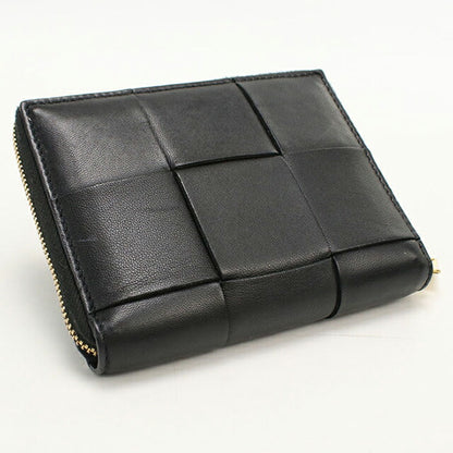Used Bottega Veneta Bifold Wallet Bifold Wallet Compact Unisex BOTTEGA VENETA Cassette Zip Around Wallet 750252 USDBO114937011
