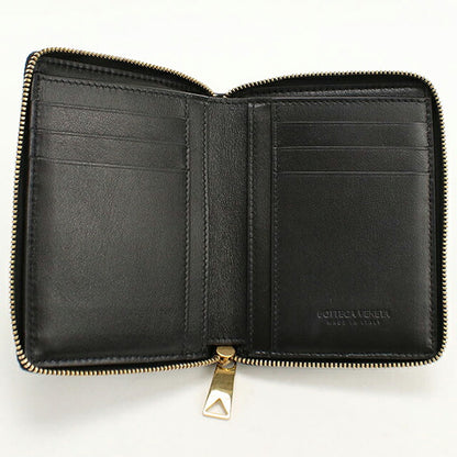 Used Bottega Veneta Bifold Wallet Bifold Wallet Compact Unisex BOTTEGA VENETA Cassette Zip Around Wallet 750252 USDBO114937011