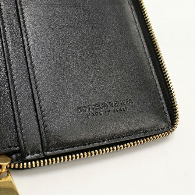 Used Bottega Veneta Bifold Wallet Bifold Wallet Compact Unisex BOTTEGA VENETA Cassette Zip Around Wallet 750252 USDBO114937011
