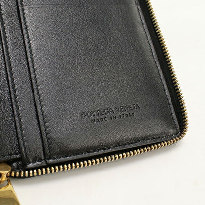 Used Bottega Veneta Bifold Wallet Bifold Wallet Compact Unisex BOTTEGA VENETA Cassette Zip Around Wallet 750252 USDBO114937011