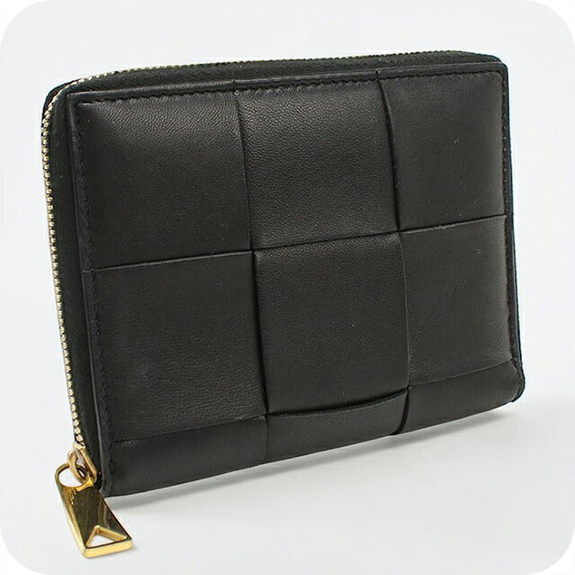 Used Bottega Veneta Bifold Wallet Bifold Wallet Compact Unisex BOTTEGA VENETA Cassette Zip Around Wallet 750252 USDBO114937011