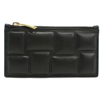 中古 ボッテガ・ヴェネタ コインケース コンパクト ユニセックス ブランド BOTTEGA VENETA ブロックパデット フラグメントケース ブラック USDBO114938011
