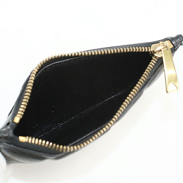 中古 ボッテガ・ヴェネタ コインケース コンパクト ユニセックス ブランド BOTTEGA VENETA ブロックパデット フラグメントケース ブラック USDBO114938011