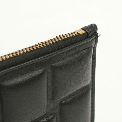中古 ボッテガ・ヴェネタ コインケース コンパクト ユニセックス ブランド BOTTEGA VENETA ブロックパデット フラグメントケース ブラック USDBO114938011