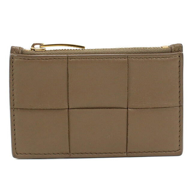 中古 ボッテガ・ヴェネタ 小銭入れ レディース ブランド BOTTEGA VENETA カセット フラグメントケース ブラウン USDBO115136011