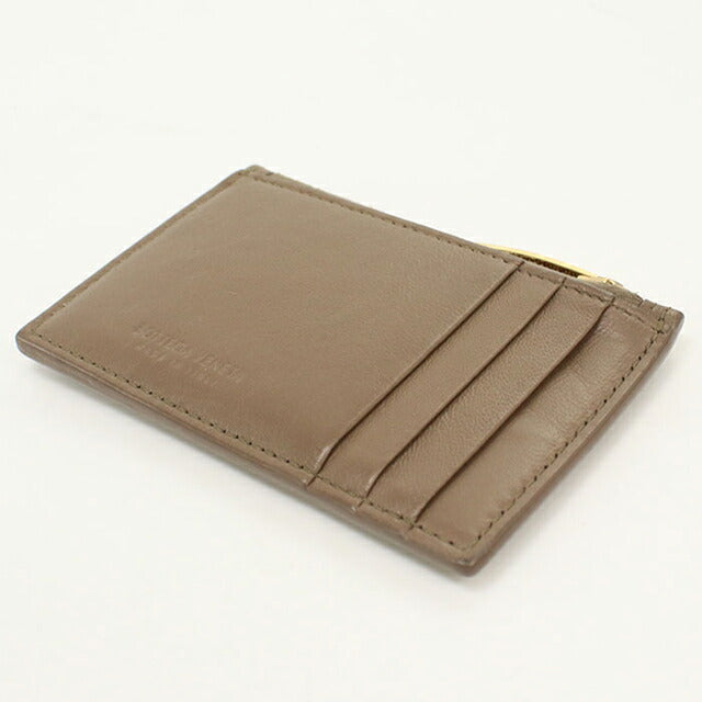 中古 ボッテガ・ヴェネタ 小銭入れ レディース ブランド BOTTEGA VENETA カセット フラグメントケース ブラウン USDBO115136011