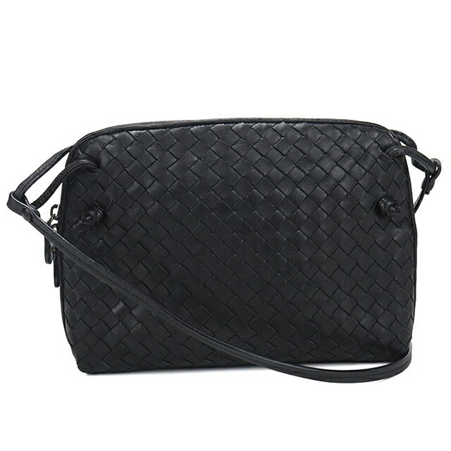 中古 ボッテガ・ヴェネタ ショルダーバッグ レディース ブランド BOTTEGA VENETA イントレチャート ブラック USDBO115738011