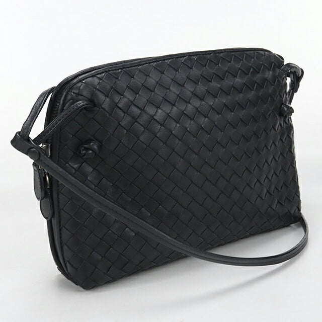中古 ボッテガ・ヴェネタ ショルダーバッグ レディース ブランド BOTTEGA VENETA イントレチャート ブラック USDBO115738011