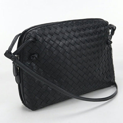 中古 ボッテガ・ヴェネタ ショルダーバッグ レディース ブランド BOTTEGA VENETA イントレチャート ブラック USDBO115738011