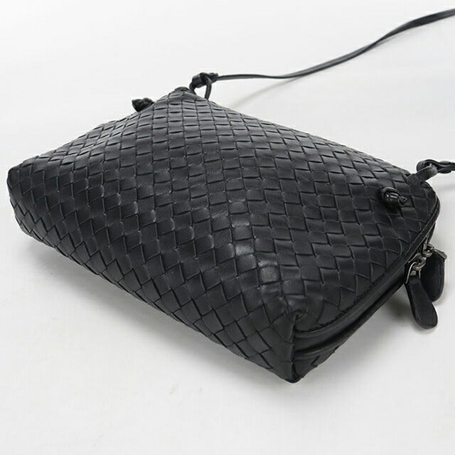 中古 ボッテガ・ヴェネタ ショルダーバッグ レディース ブランド BOTTEGA VENETA イントレチャート ブラック USDBO115738011
