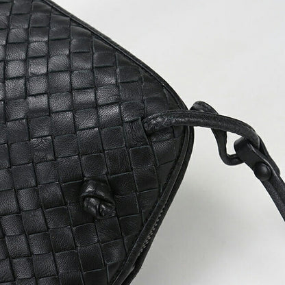 中古 ボッテガ・ヴェネタ ショルダーバッグ レディース ブランド BOTTEGA VENETA イントレチャート ブラック USDBO115738011