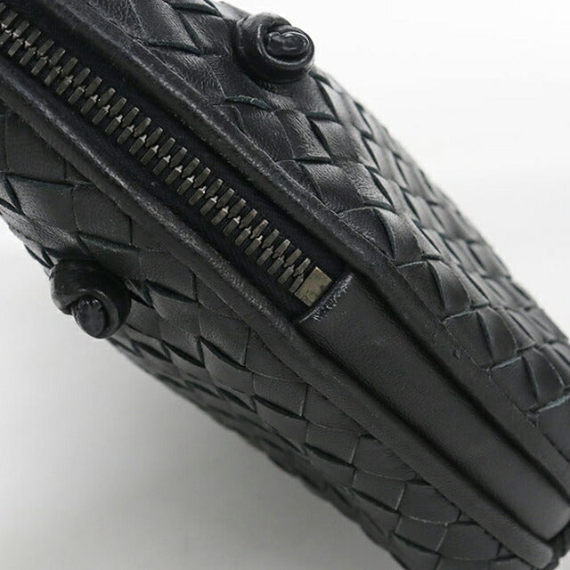 中古 ボッテガ・ヴェネタ ショルダーバッグ レディース ブランド BOTTEGA VENETA イントレチャート ブラック USDBO115738011