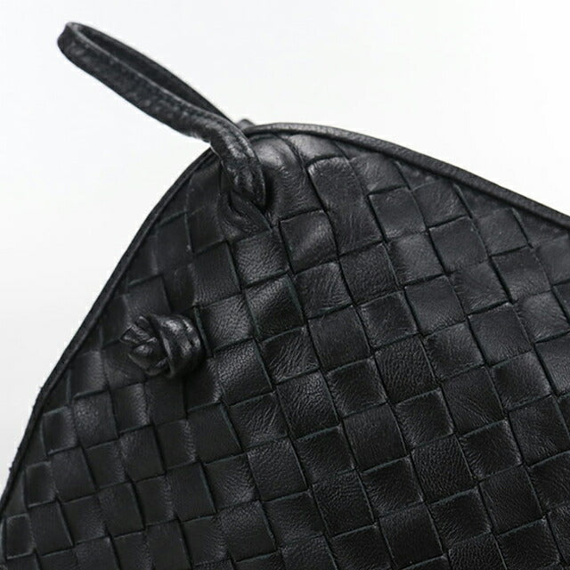 中古 ボッテガ・ヴェネタ ショルダーバッグ レディース ブランド BOTTEGA VENETA イントレチャート ブラック USDBO115738011