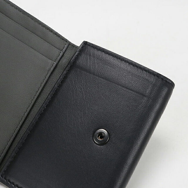 Used Bottega Veneta Trifold Wallet Trifold Wallet Compact Unisex Brand BOTTEGA VENETA Intrecciato Black USDBO115799011