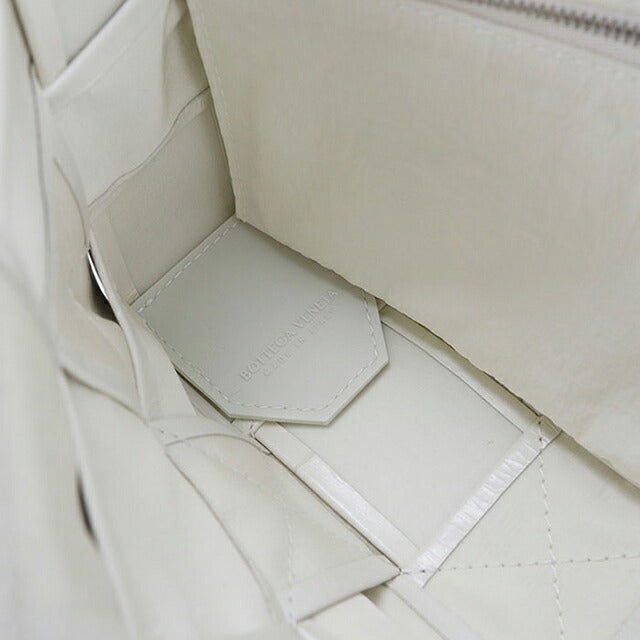 中古 ボッテガ・ヴェネタ ショルダーバッグ ユニセックス ブランド BOTTEGA VENETA カセット レザー ホワイト USDBO116176011