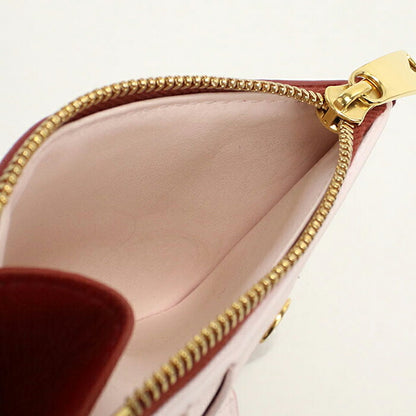 中古 ボッテガ・ヴェネタ 二つ折り財布 二折財布 コンパクト レディース ブランド BOTTEGA VENETA マキシイントレチャート  レッド USDBO116385011