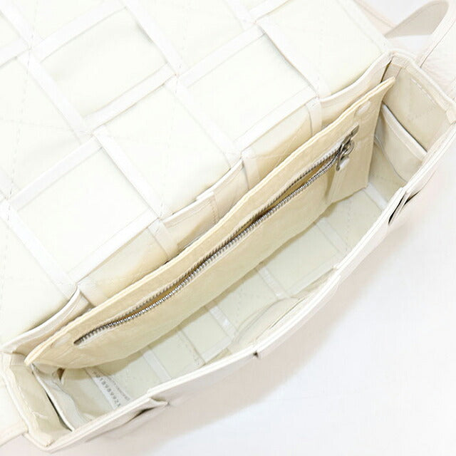 中古 ボッテガ・ヴェネタ ショルダーバッグ レディース ブランド BOTTEGA VENETA カセット  ホワイト USDBO117415011