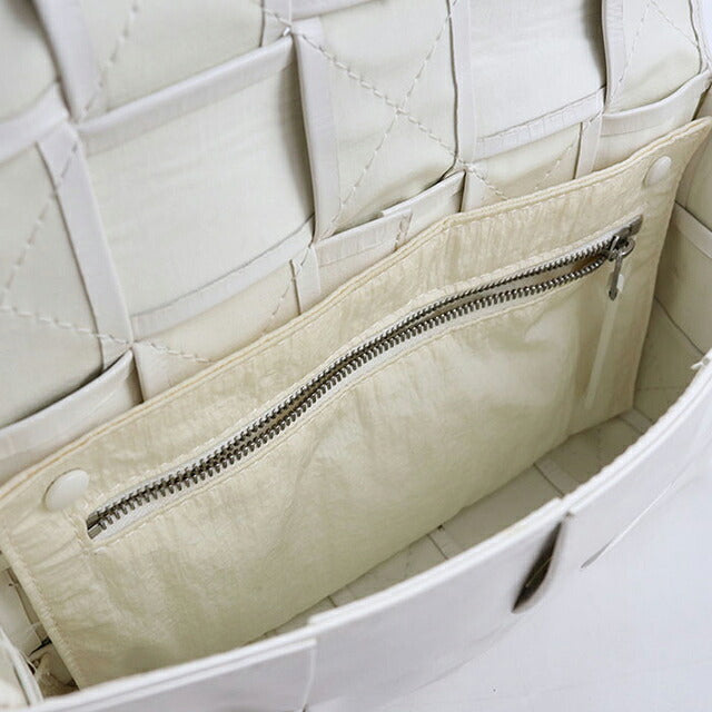 中古 ボッテガ・ヴェネタ ショルダーバッグ レディース ブランド BOTTEGA VENETA カセット  ホワイト USDBO117415011