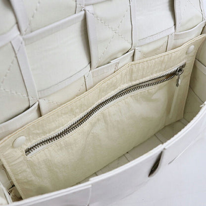 中古 ボッテガ・ヴェネタ ショルダーバッグ レディース ブランド BOTTEGA VENETA カセット  ホワイト USDBO117415011