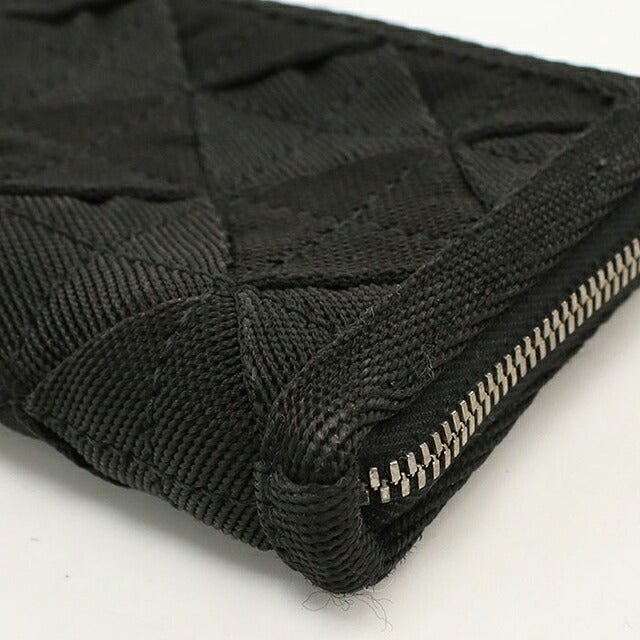 中古 ボッテガ・ヴェネタ 小銭入れ ユニセックス ブランド BOTTEGA VENETA ライトウェビング ファスナー付きコインパース ブラック USDBO117911011