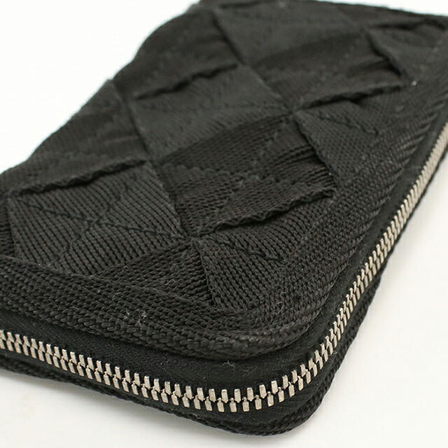 中古 ボッテガ・ヴェネタ 小銭入れ ユニセックス ブランド BOTTEGA VENETA ライトウェビング ファスナー付きコインパース ブラック USDBO117911011