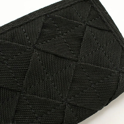 中古 ボッテガ・ヴェネタ 小銭入れ ユニセックス ブランド BOTTEGA VENETA ライトウェビング ファスナー付きコインパース ブラック USDBO117911011