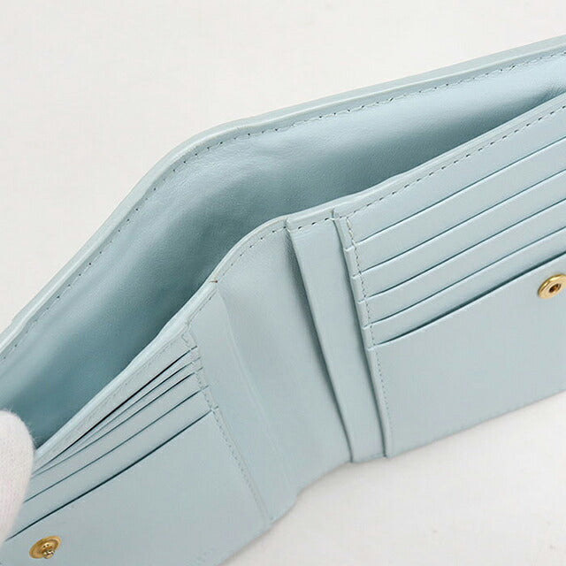 中古 ボッテガ・ヴェネタ 二つ折り財布 二折財布 コンパクト ユニセックス BOTTEGA VENETA マキシイントレチャート ミディアムディアム 750262 USDBO117921011