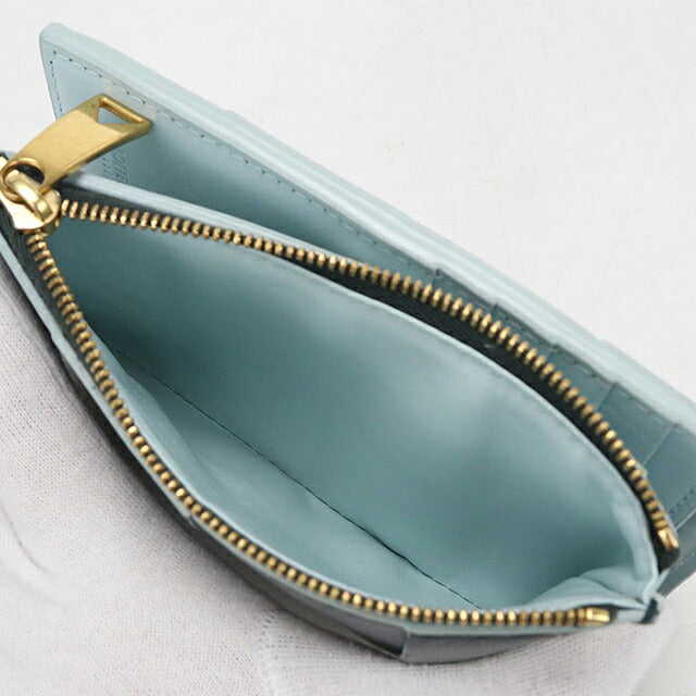 中古 ボッテガ・ヴェネタ 二つ折り財布 二折財布 コンパクト ユニセックス BOTTEGA VENETA マキシイントレチャート ミディアムディアム 750262 USDBO117921011