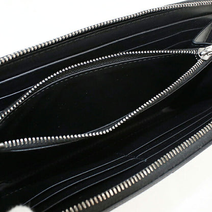 中古 ボッテガ・ヴェネタ 長財布ラウンドファスナー メンズ ブランド BOTTEGA VENETA カセット  748054 ブラック USDBO118499011