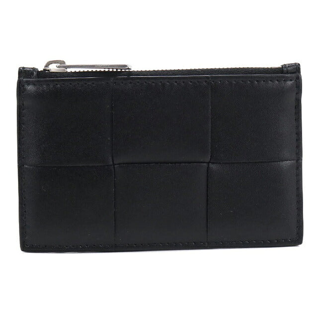 中古 ボッテガ・ヴェネタ コインケース コンパクト メンズ BOTTEGA VENETA カセット フラグメントケース ファスナーカードケース レザー 679843 USDBO119519011