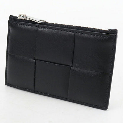 中古 ボッテガ・ヴェネタ コインケース コンパクト メンズ BOTTEGA VENETA カセット フラグメントケース ファスナーカードケース レザー 679843 USDBO119519011