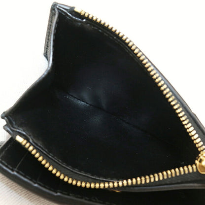 中古 ボッテガ・ヴェネタ 二つ折り財布 二折財布 コンパクト レディース ブランド BOTTEGA VENETA カセット スモール 二つ折りウォレット 742698 USDBO120180011