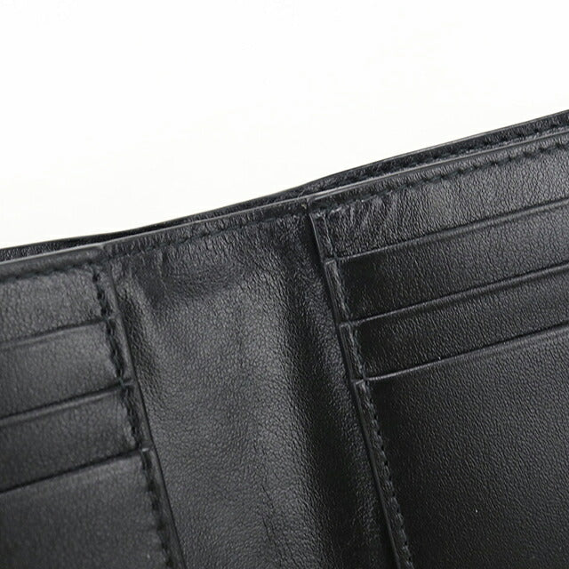 中古 ボッテガ・ヴェネタ 二つ折り財布 二折財布 コンパクト レディース ブランド BOTTEGA VENETA カセット スモール 二つ折りウォレット 742698 USDBO120180011