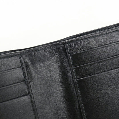 中古 ボッテガ・ヴェネタ 二つ折り財布 二折財布 コンパクト レディース ブランド BOTTEGA VENETA カセット スモール 二つ折りウォレット 742698 USDBO120180011