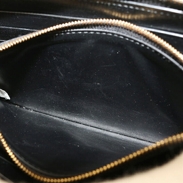 中古 ボッテガ・ヴェネタ 長財布ラウンドファスナー レディース ブランド BOTTEGA VENETA  ジップアラウンドウォレット レザー ブラック USDBO120384011