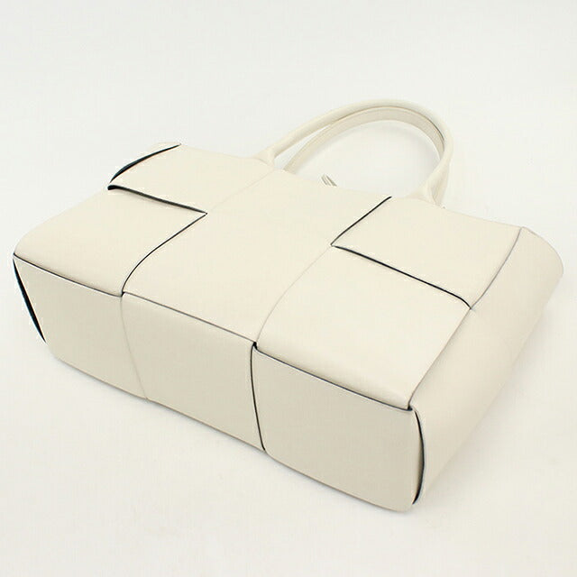 中古 ボッテガ・ヴェネタ トートバッグ ユニセックス ブランド BOTTEGA VENETA ミディアム アルコ  レザー 609175 ホワイト USDBO120503011