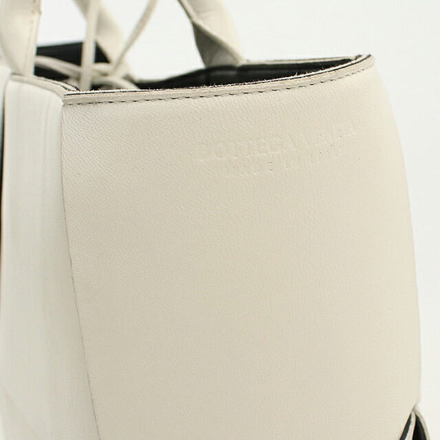 中古 ボッテガ・ヴェネタ トートバッグ ユニセックス ブランド BOTTEGA VENETA ミディアム アルコ  レザー 609175 ホワイト USDBO120503011