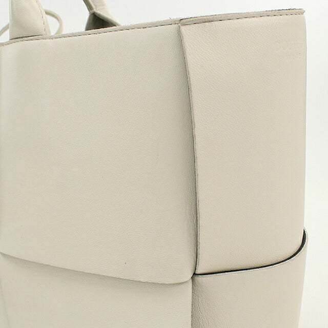中古 ボッテガ・ヴェネタ トートバッグ ユニセックス ブランド BOTTEGA VENETA ミディアム アルコ  レザー 609175 ホワイト USDBO120503011