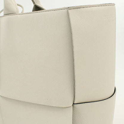 中古 ボッテガ・ヴェネタ トートバッグ ユニセックス ブランド BOTTEGA VENETA ミディアム アルコ  レザー 609175 ホワイト USDBO120503011