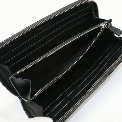 二手 Bottega Veneta 长钱包 圆形拉链 男士品牌 BOTTEGA VENETA Intrecciato 114076 黑色 USDBO120518011