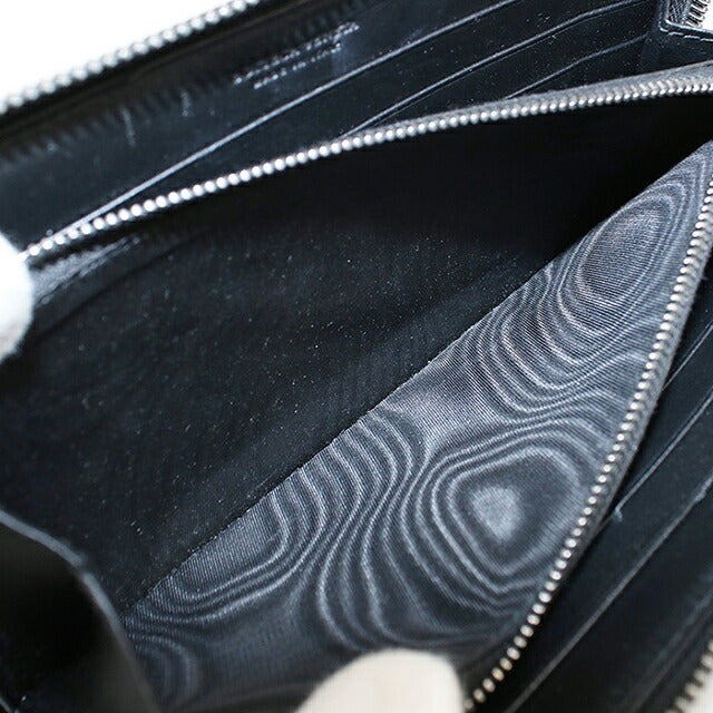 二手 Bottega Veneta 长钱包 圆形拉链 男士品牌 BOTTEGA VENETA Intrecciato 114076 黑色 USDBO120518011