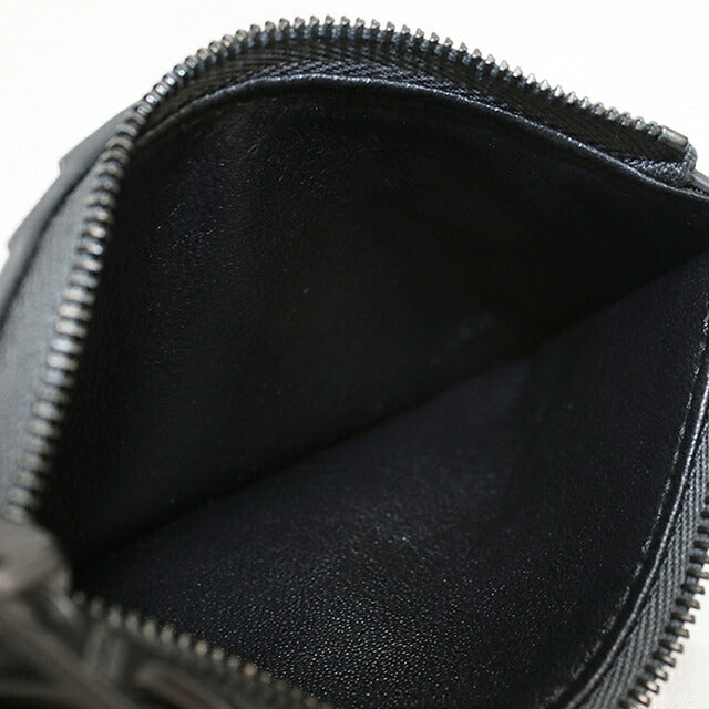 中古 ボッテガ・ヴェネタ 小銭入れ メンズ ブランド BOTTEGA VENETA イントレチャート フラグメントケース レザー 566430 グレー USDBO120571011
