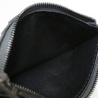 中古 ボッテガ・ヴェネタ 小銭入れ メンズ ブランド BOTTEGA VENETA イントレチャート フラグメントケース レザー 566430 グレー USDBO120571011