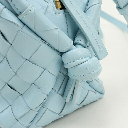 中古 ボッテガ・ヴェネタ ショルダーバッグ レディース ブランド BOTTEGA VENETA イントレチャート  ブルー USDBO121026011