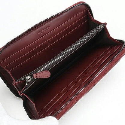 中古 ボッテガ・ヴェネタ 長財布ラウンドファスナー レディース ブランド BOTTEGA VENETA イントレチャート ジップアラウンドウォレット 114076 V4651 6130 USDBO121240011