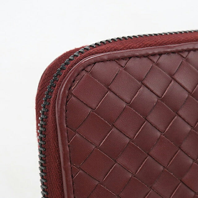 中古 ボッテガ・ヴェネタ 長財布ラウンドファスナー レディース ブランド BOTTEGA VENETA イントレチャート ジップアラウンドウォレット 114076 V4651 6130 USDBO121240011