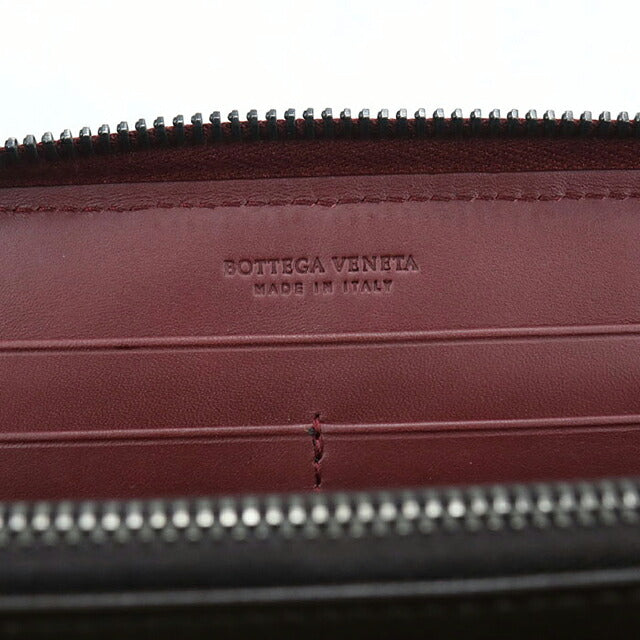 中古 ボッテガ・ヴェネタ 長財布ラウンドファスナー レディース ブランド BOTTEGA VENETA イントレチャート ジップアラウンドウォレット 114076 V4651 6130 USDBO121240011